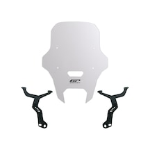 Gp Kompozit Yamaha Wr 125 R 2025-2026 Uyumlu Kısa Ön Cam Şeffaf 45 Cm