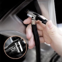 Dijital Lastik Şişirme 12v Dc Taşınabilir Hava Kompresörü 150 Psı Lastik Pompası Basınç Göstergeli Fener St-5002