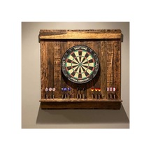Ahşap Dart Tahtası 95x95 Dart Arkalığı Ahşap