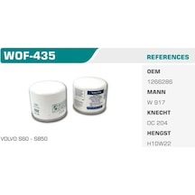 WINKEL WOF-435 WINKEL YAĞ FİLTRESİ M124 M131 EDKS  M131 DOĞAN 1.6