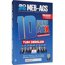 Yeni Ags Sistemi - İndeks Akademi 2026 Meb-ags Tüm Dersler 10 Denemex Çözümlü İndeks Akademi Yayıncılık