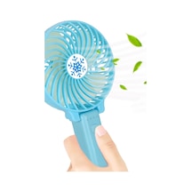 Şarjlı Mini Fan - Sessiz Soğutucu - El Fanı Vantilatör - Ayarlanabilir Masaüstü