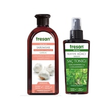 Tresan Sarımsak Onarıcı Bakım Şampuanı 300 ML + Saç Toniği 125 ML