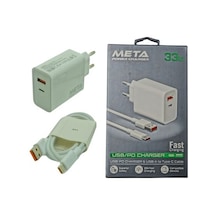 Meta Mpm11ac 33w Usb/pd & Usb-a To Type-c Kablo