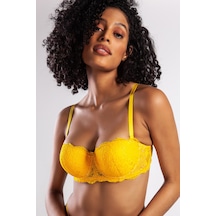 Etiler Collection Golshan G.colors Push Up Strapless Bra, Sarı Konforlu Ve Şık Sütyen Çok renkli