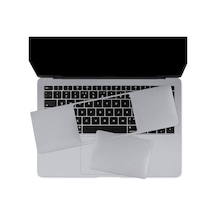 Macbook Pro 13 İnç Trackpad Koruyucu Ve Palm Koruyucu A1706 A1708 A1989 A2159 Uyumlu 2016-2019 Avuç İçi Koruma Seti Gri