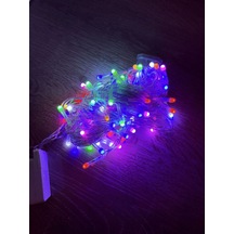 Tedar 10m 100 Led Damla Uçlu Rgb Işık Şeffaf Kablo Mz-17-10 Najmaddin Standart