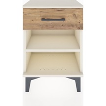 Arges Komodin Tek Raflı Tek Çekmeceli 44x30x64 Aytaşı-çam Aytaşı
