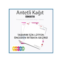 Antetli Kağıt 4 Renk + Tasarım 1000 Adet