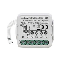 Besthome1 Zigbee Akıllı Anahtar Modülü: 4 Yollu Uzaktan, Alexa & Google Home Dostu, Akıllı Ev Sistemi İçin Mükemmel 1-gang