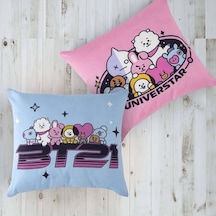 Pamuk Bt21 Kırlent Çok Renkli Tekli