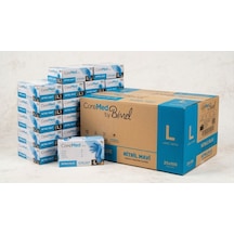 Nitril Muayene Eldiveni Mavi Koli -20 Adet X 100 Lü Paket L Beden
