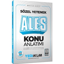 Yediiklim Yayınları 2025 Master Serisi Ales Sözel Yetenek Konu Anlatımı