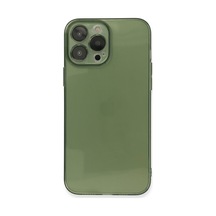 Apple iPhone Uyumlu  13 Pro Kılıf Fly Lens Silikon -  Yeşil