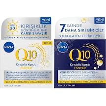5 Adet Nivea Q10 Gündüz + Gece Kremi Yaşlanma Karşıtı 50 Ml + 50 Ml