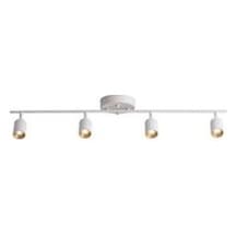 Rsylight Metal Modern 4 Lü Beyaz Led Spot Hareketli Avize Günışığı Ampullü Beyaz