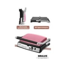 Gralux Paslanmaz Çelik 2000 Watt Granit Çıkarılabilir Plakalı Tost Ve Izgara Makinesi
