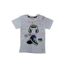 Erkek Çocuk Kulaklık Desenli Tişört