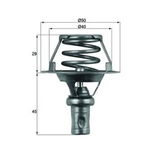 Renault Scenic Termostat 1.6 1997-1999 Mahle Tx6691d