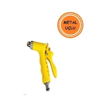 Metal Uçlu Sağlam Plastik Sulama Sarı