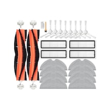 Unimarket D9 Bot L10 Pro Robot Süpürge Yedek Parça Ve Aksesuar Seti: Fırçalar, Moplar, Hepa Filtreler Süpürge Yedek Parçaları 2 Adet