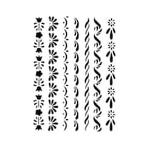 Stencil Şablon A4 Beyaz Tek Ebat,as-402 Eh6981 26 Cm