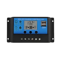 Uretech 20 A Amper Solar Şarj Kontrol Cihazı Regülatörü 20 ah 12V/24V