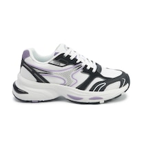 U.s. Polo Assn. Etna 5pr Beyaz Kadın Spor Ayakkabı 000000000102030017 Beyaz-mor