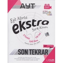 Palme Yayınları Ayt Tüm Dersler Ekstra Son Tekrar Soru Kitabı