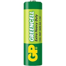Gp15g Greencell R6p/1215/aa Kalem Pil, 1.5 Volt, 40'lı Kutu, Yeşil/sarı/beyaz