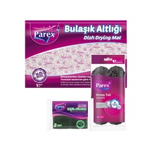 Klasik Sünger, Ovma Teli Ve Bulaşık Altlığı Paketi