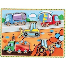 3-D Iş Makineleri (Puzzle)