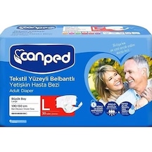 Canped Belbantlı Hasta Bezi Büyük Boy Large 30 lu