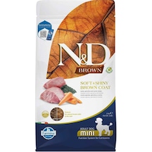 N&D Brown Kuzu Patates Havuç ve Spirulinalı Küçük Irk Yetişkin Köpek Maması 2 KG