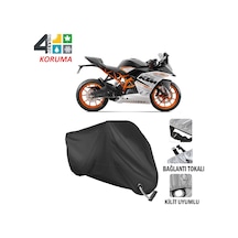 Ktm 250 Rc Abs Motosiklet Brandası ( Kilit Uyumlu - Siyah