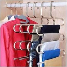 Dolap Içi 5 Kat Katlı Pantolon Eşarp Şal Askısı Metal Pembe Tr Diğer