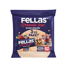 Fellas Kırmızı Meyveli Granola Bar 3 X 23 G - 7 Adet Tarı