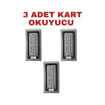 Sr-200 Mf-w Ip68 Su Geçirmez Mifare Kartlı Ve Şifreli Geçiş Sistemi Rfıd Kart Okuyucu 13.56 Mhz 3 Adet
