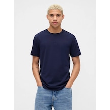 Gap V-frch Mını Logo Tee Lacivert
