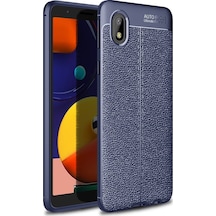 Samsung Galaxy Uyumlu   A01 Core Kılıf Auto Focus Kapak - Lacivert
