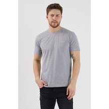 Slazenger SANDER KTN Erkek  Gri Tişört