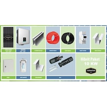 On Grid Öztüketim 24 Kw Kva Trifaze Solar Güneş Paneli Paket Sistemi