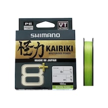 Shimano Kairiki 8+ 150mt 0.23mm Mantis Green İp Misina