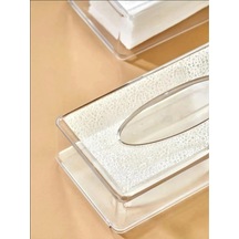 Lüx Wipe Box Peçetelik Desenli Model 22 X 12 Beyaz Plastik Tr Beyaz Plastik Diğer