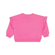 Civil Girls Kalpli Unicorn Baskılı 2-5 Yaş Sweatshirt Koyu Pembe