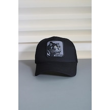 Cappello Siyah Spor Hayvan Figürlü Panter Şapka Unisex Arkadan Ayarlanabilir Şapka 24sapkapnt - Siyah