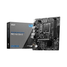 Msı Pro H610m-e Ddr5 1700p 5600 Oc Hdmı Vga M.2 Usb3.2 Glan Matx