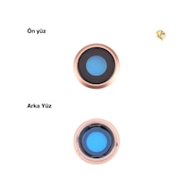 iPhone Uyumlu 8 Kamera Lensi Full Altın Kamera Lensi Sade Lens Kamera Camı Kamera Merceği