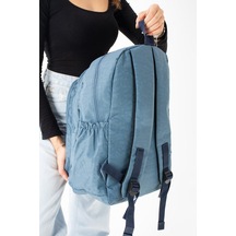 Klinkır Kadın Sırt Çantası Çok Cepli Hafif Kumaş Okul Çantası Spor Seyahat Çantası Çok Cepli Hafif Bayan Çanta 001