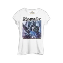 Rhapsody Of Fire - Into The Legend Beyaz Kadın Tshirt 001